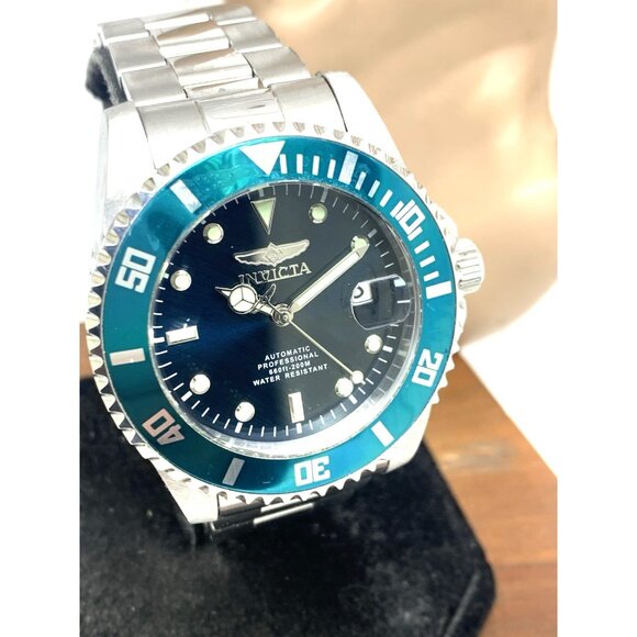 Invicta Men's Watch 36972 Pro Diver Automatic Blue Dial Silver Steel 44mm - Picture 14 of 15